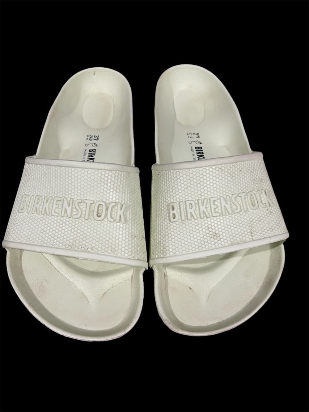 Birkenstock Essential Slide Sandals - Light Green size 37